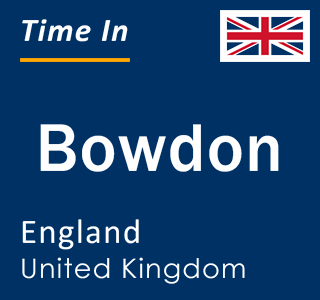 Current local time in Bowdon, England, United Kingdom