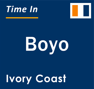 Current local time in Boyo, Ivory Coast