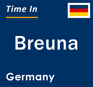 Current local time in Breuna, Germany