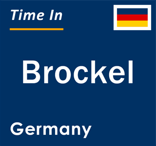 Current local time in Brockel, Germany