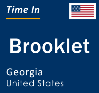 Current local time in Brooklet, Georgia, United States