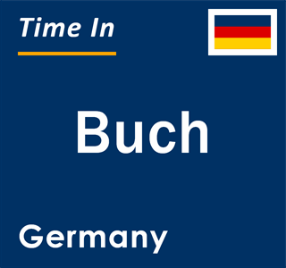Current local time in Buch, Germany
