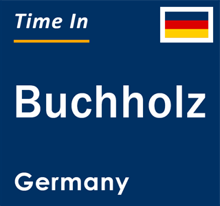 Current local time in Buchholz, Germany