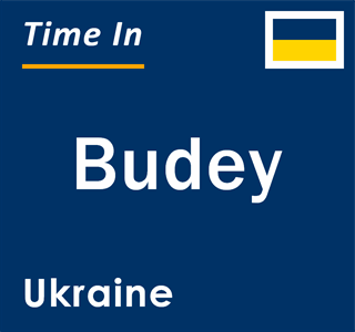 Current local time in Budey, Ukraine