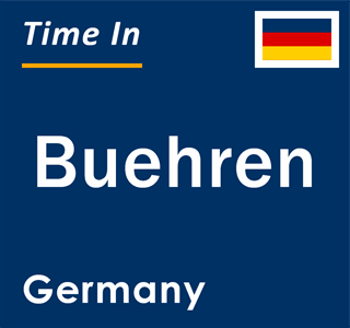 Current local time in Buehren, Germany