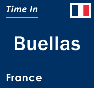 Current local time in Buellas, France