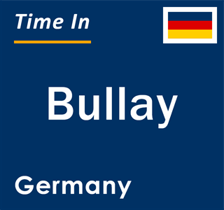 Current local time in Bullay, Germany