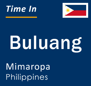 Current local time in Buluang, Mimaropa, Philippines