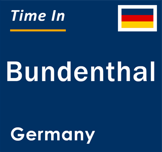 Current local time in Bundenthal, Germany