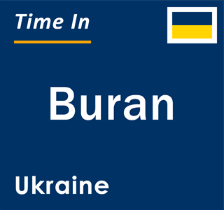 Current local time in Buran, Ukraine