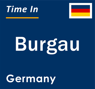 Current local time in Burgau, Germany