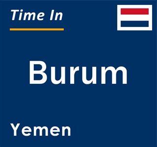 Current local time in Burum, Yemen