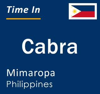 Current local time in Cabra, Mimaropa, Philippines