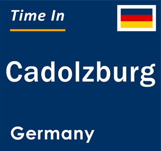 Current local time in Cadolzburg, Germany