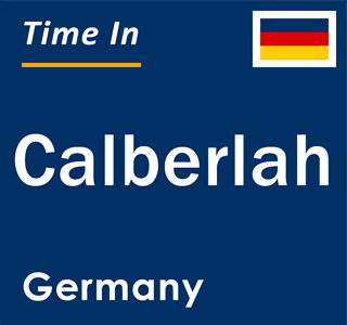 Current local time in Calberlah, Germany