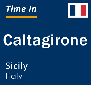 Current local time in Caltagirone, Sicily, Italy