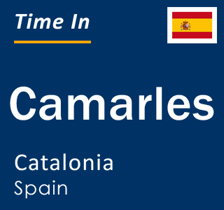 Current local time in Camarles, Catalonia, Spain