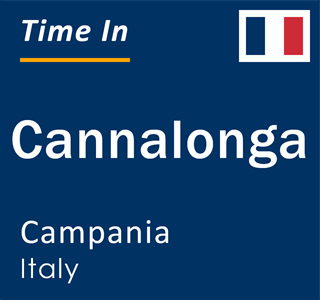 Current local time in Cannalonga, Campania, Italy