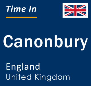 Current local time in Canonbury, England, United Kingdom