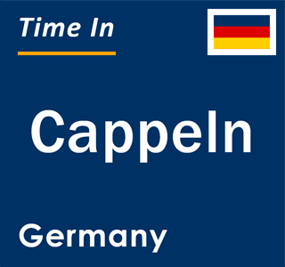 Current local time in Cappeln, Germany