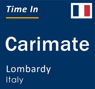Current local time in Carimate, Lombardy, Italy