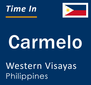Current local time in Carmelo, Western Visayas, Philippines