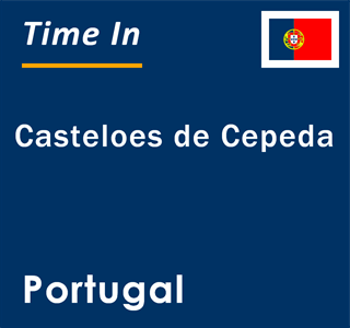 Current local time in Casteloes de Cepeda, Portugal