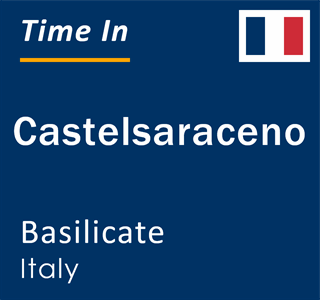 Current local time in Castelsaraceno, Basilicate, Italy
