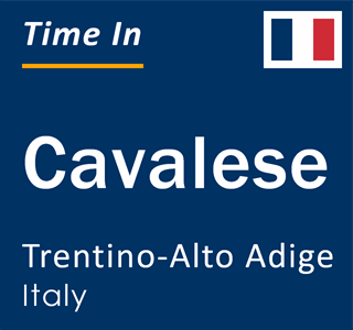 Current local time in Cavalese, Trentino-Alto Adige, Italy