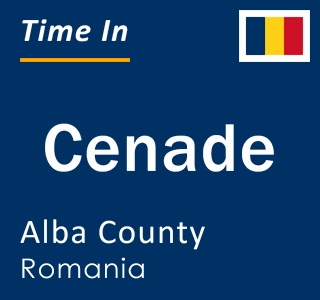 Current local time in Cenade, Alba County, Romania