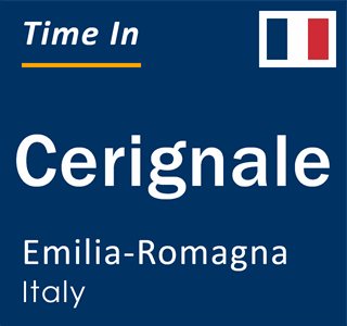 Current local time in Cerignale, Emilia-Romagna, Italy