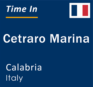 Current local time in Cetraro Marina, Calabria, Italy