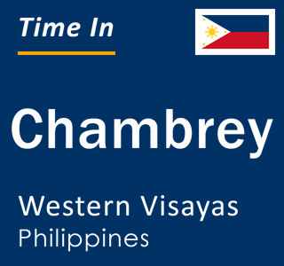 Current local time in Chambrey, Western Visayas, Philippines