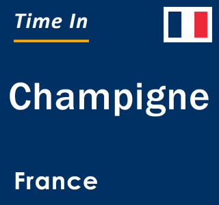 Current local time in Champigne, France