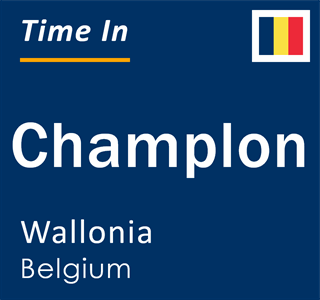 Current local time in Champlon, Wallonia, Belgium