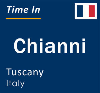 Current local time in Chianni, Tuscany, Italy