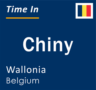 Current local time in Chiny, Wallonia, Belgium