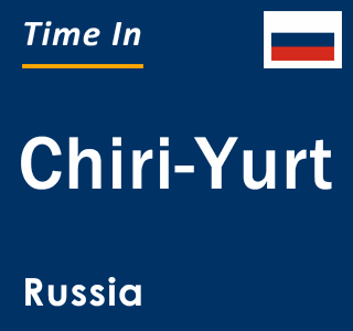 Current local time in Chiri-Yurt, Russia