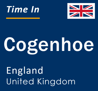 Current local time in Cogenhoe, England, United Kingdom
