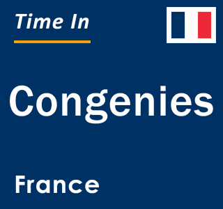 Current local time in Congenies, France