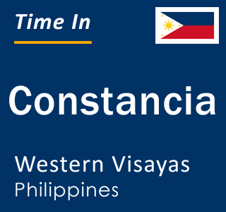 Current local time in Constancia, Western Visayas, Philippines
