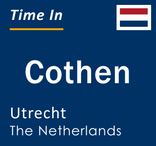 Current local time in Cothen, Utrecht, The Netherlands