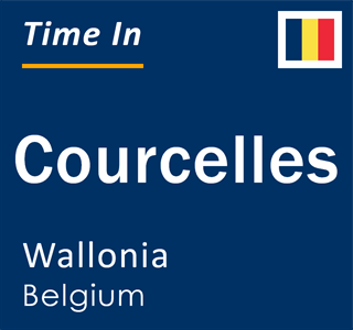 Current local time in Courcelles, Wallonia, Belgium
