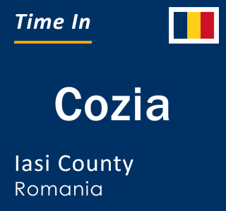 Current local time in Cozia, Iasi County, Romania