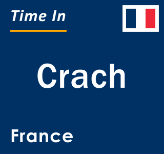 Current local time in Crach, France