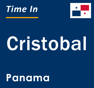 Current local time in Cristobal, Panama