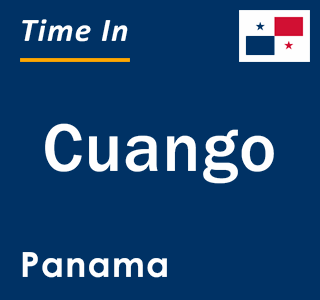 Current local time in Cuango, Panama