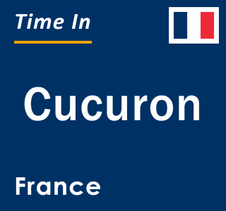 Current local time in Cucuron, France
