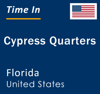 Current local time in Cypress Quarters, Florida, United States
