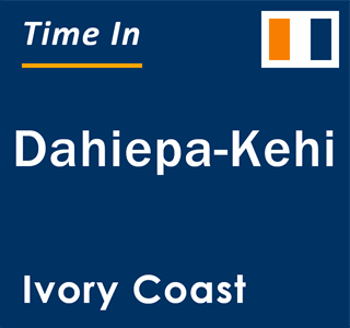 Current local time in Dahiepa-Kehi, Ivory Coast